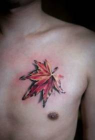 Maple Leaf Tattoos: kreativni skup tetovaža javorovog lišća