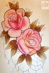 Rose tattoo manuscript pattern picture