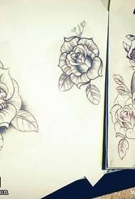 Gambar manuskrip tato rosebud