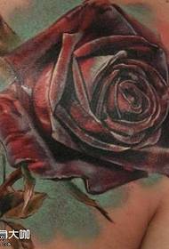 Bryst rose tatoveringsmønster