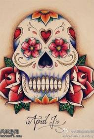 Personalitate colorată floare trandafir tatuaj poză manuscris