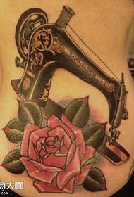 Pás růže tetování vzor