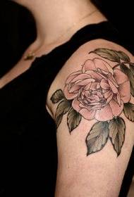 Раменни бодли роза модел на татуировка