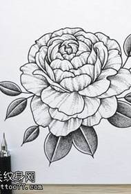 Kézirat tövis rose tetoválás minta