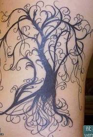 Big tree totem tattoo pattern