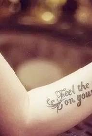 Motif de tatouage anglais