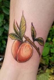 Very realistic set of realistic fruit tattoo designs