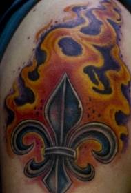 rame gori Iris simbol tetovaža uzorak