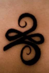 Model i thjeshtë tatuazh i zi Symbol
