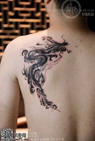 Skouderinkt Dragon Tattoo Patroon