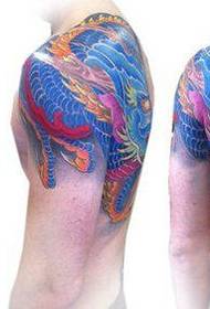 hombro es muy guapo popular patrón de tatuaje de dragón tradicional