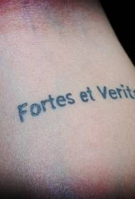 Arm Ford Latin quote tattoo picture