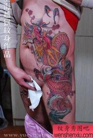 classic good-looking traditional dragon tattoo pattern