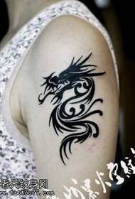 arm trend cool totem dragon tattoo pattern