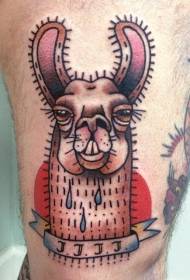 tatuaxe de coello divertido
