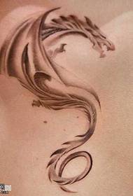 waist dragon tattoo pattern