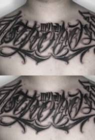 good-looking 9 handsome black squiggles tattoo works