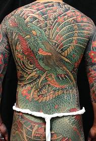 Patrón de tatuaje de dragón pintado de Daqing