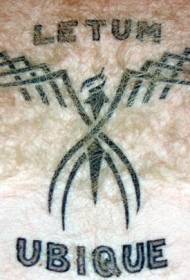 pattern sa tattoo sa dughan itom nga tribal