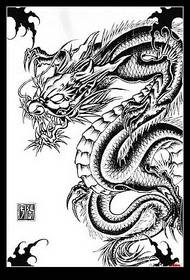 Patró de tatuatge de drac tòtem