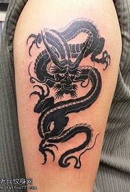 arm dragon totem tattoo pattern