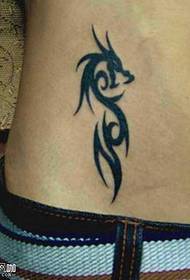 waist dragon totem tattoo pattern
