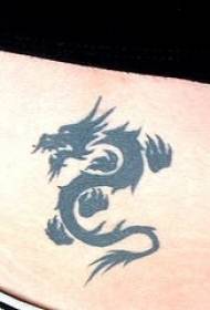 Kinesisk Dragon Totem Tattoo Pattern