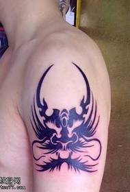 Armkran Totem Tattoo Pattern