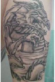 draakon vees Tattoo muster