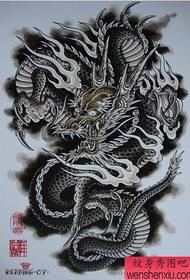 Patrún Tattoo Dragon: Pictiúr Tattoo Patrún Tattoo Iomlán Ar Ais