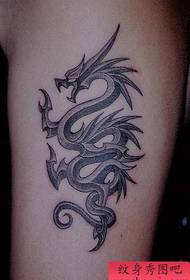 Tattoo Show Picture: Arm Sketch Dragon Tattoo Patroon