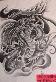 Tattoo pattern: cool super classic classic domineering dragon tattoo pattern