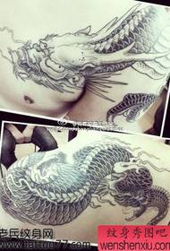 male favorite tattoo pattern - over-the-shoulder tattoo pattern