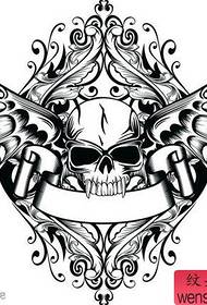 i-super handsome epholile ye-totem skull tattoo yesandla