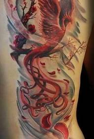 waist good-looking phoenix nirvana tattoo pattern
