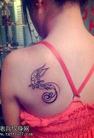Na ramenu Phoenix Totem Tattoo Pattern