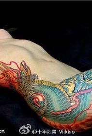 gyönyörű főnix tetoválás minta