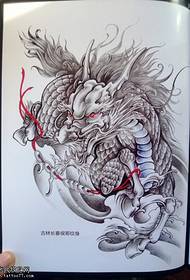 Patró de tatuatge tradicional d'unicorn xinès