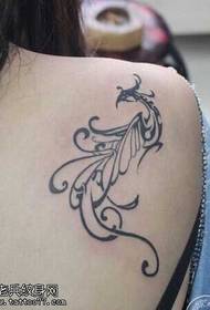 mahetla a fetohileng setšoantšo sa tattoo sa Phoenix totem