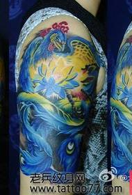 beauty arm good-looking classic phoenix tattoo pattern