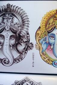 2 beautiful elephant tattoo designs