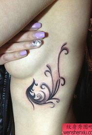 graži krūtinės pusė gražiai populiarus phoenix tatuiruotės modelis