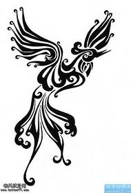 Phoenix Totem tattoo pattern