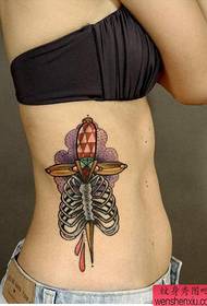 Oceniate obrázok tetovania lebky v páse v páse