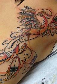 povratak klasični uzorak tetovaže feniksa