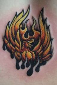 arm farve lille Phoenix i flamme Tattoo Pattern