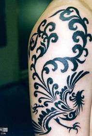 corak tatu phoenix lengan