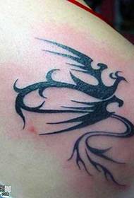skouder Phoenix totem tattoo patroan