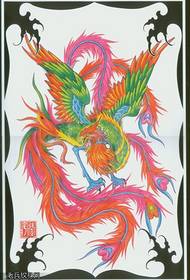 ilus traditsiooniline Phoenixi tätoveeringu pilt