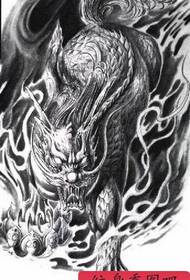 Татуировка с изображением божьего зверя
